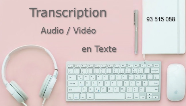 Transcription Audio/ Vidéo vers Word